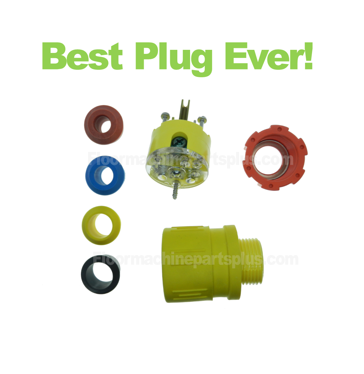 PERMA-GRIP Industrial Plug 110V Floor Edger, Sander, Carpet Extractor, Vacuum