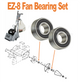 Clarke EZ-8 Floor Sander Vacuum Fan Bearing Set 902567