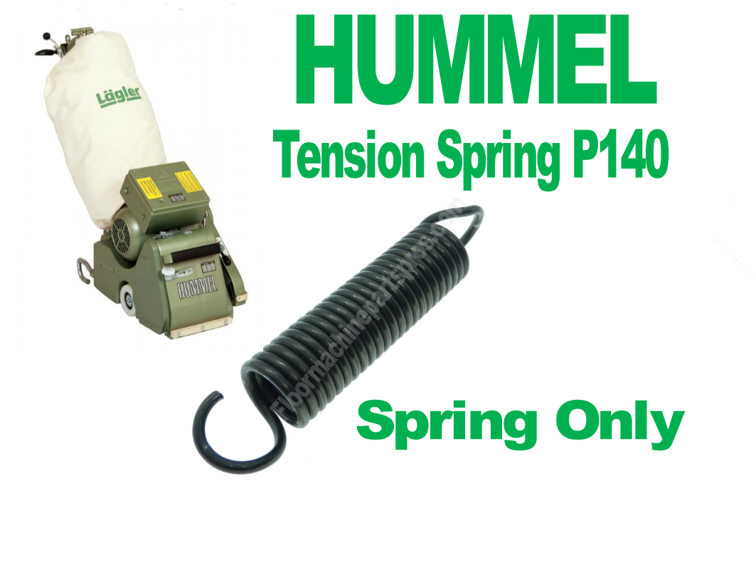 Drum pressure tension spring for Hummel P140 - Made in USA