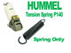 Drum pressure tension spring for Hummel P140 - Made in USA