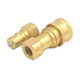 Brass Quick Disconnect Set For Carpet Extractors And Truckmounts 1/4"