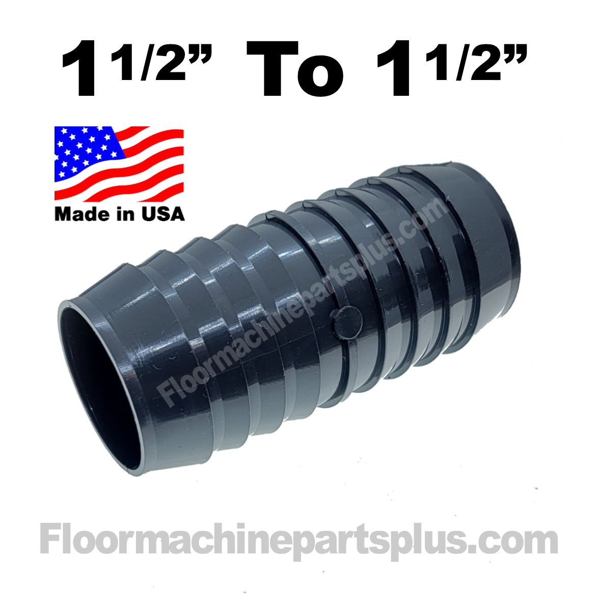 Carpet Cleaning Vacuum Hose 1.5" inch Cuff to 1.5" Cuff Connector Connects