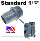 Standard Carpet Extractor Hose Barb 1 1/2″ X 1 1/2″ NPT