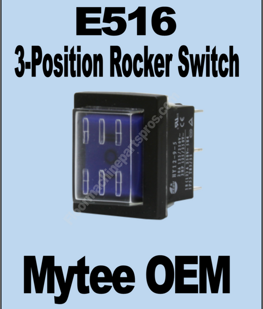 Mytee OEM 3 Position Power Switch for Carpet Cleaner Carpet Extractor E516