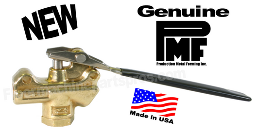 Carpet Cleaning Wand Angle Valve 1/4″ Forged Brass Truckmount Extractor V1-EZ By PMF