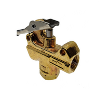 Carpet Cleaning Wand Angle Valve 1/4″ Forged Brass Truckmount Extractor V1-EZ By PMF