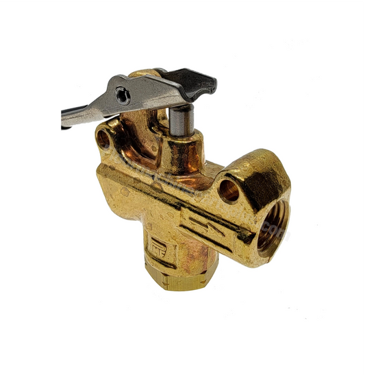 Carpet Cleaning Wand Angle Valve 1/4″ Forged Brass Truckmount Extractor V1-EZ By PMF