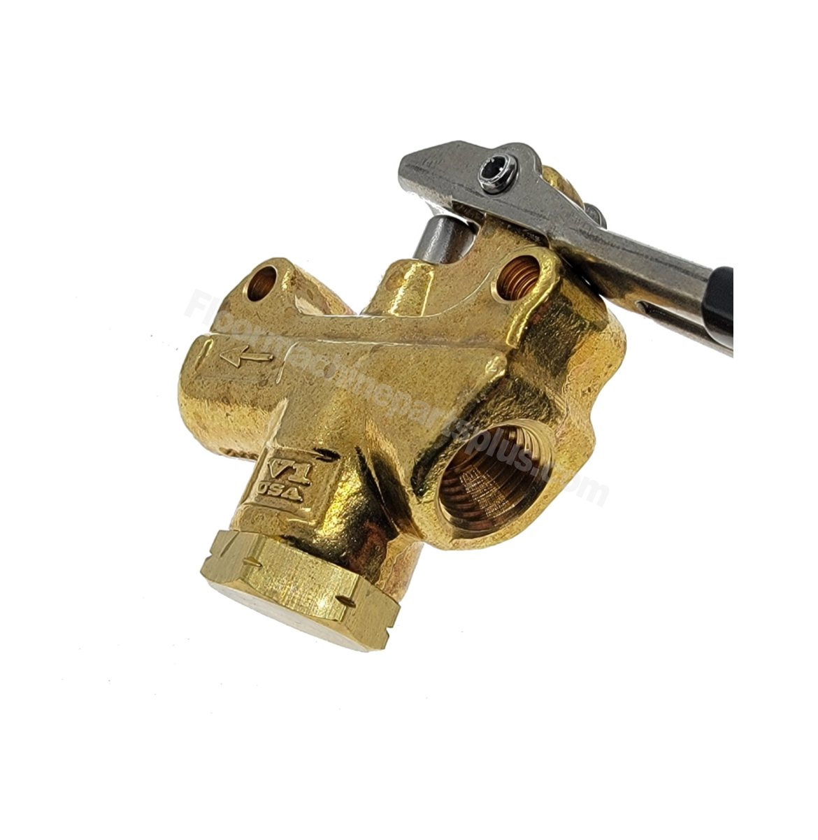 Carpet Cleaning Wand Angle Valve 1/4″ Forged Brass Truckmount Extractor V1-EZ By PMF