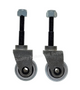 Set of 2 Wheel Caster assembly for Clarke Super 7 edger sander Part No. 10212A