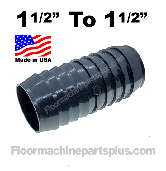 Carpet Cleaning Vacuum Hose 1.5" inch Cuff to 1.5" Cuff Connector Connects