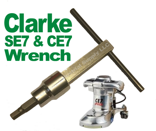 Wrench For Clarke SE7 and CE7 Floor Edger T-Handle HEAVY DUTY