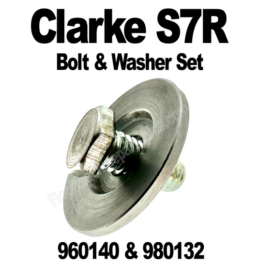 Clarke Super 7R Bolt & Paper Retainer Washer Set Part # 960140 & 980132